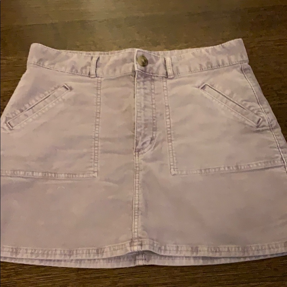 American Eagle Purple Cargo Skirt